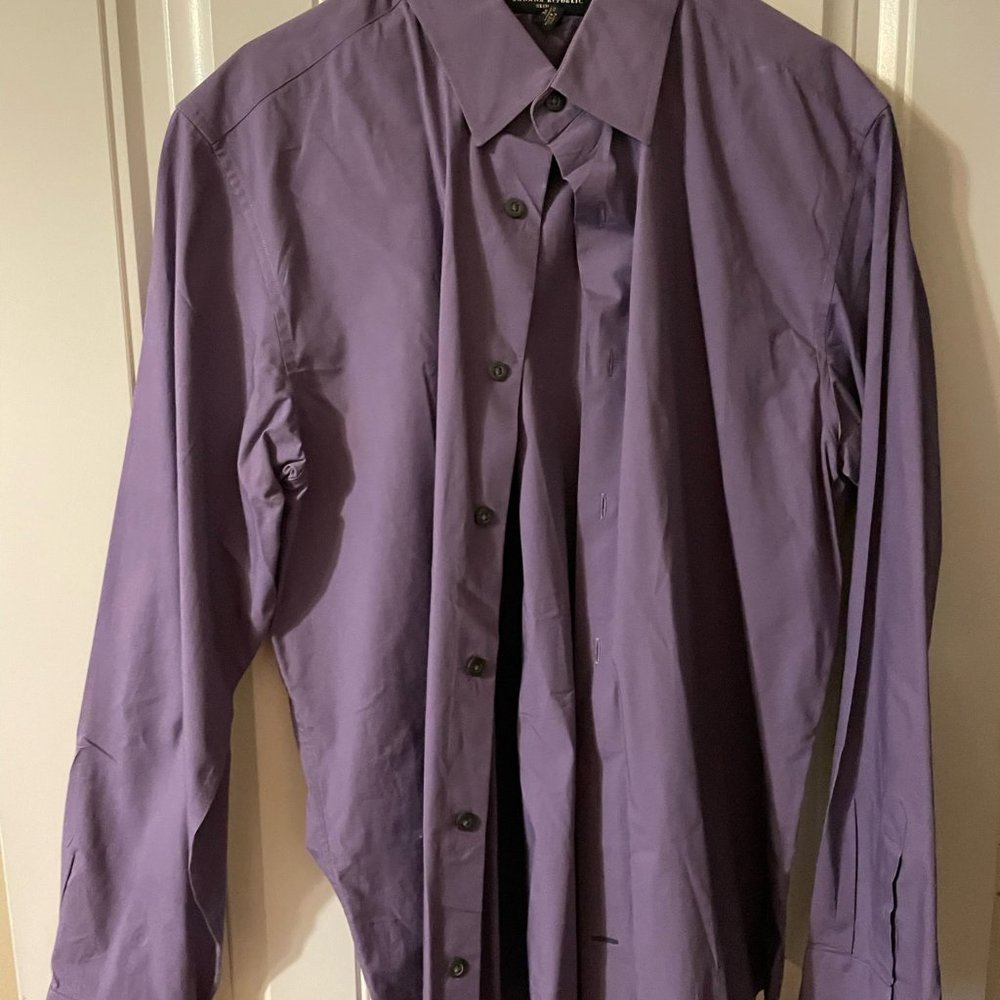 Banana Republic Long Sleeve Purple medium